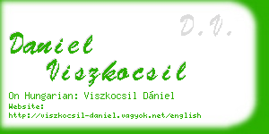 daniel viszkocsil business card